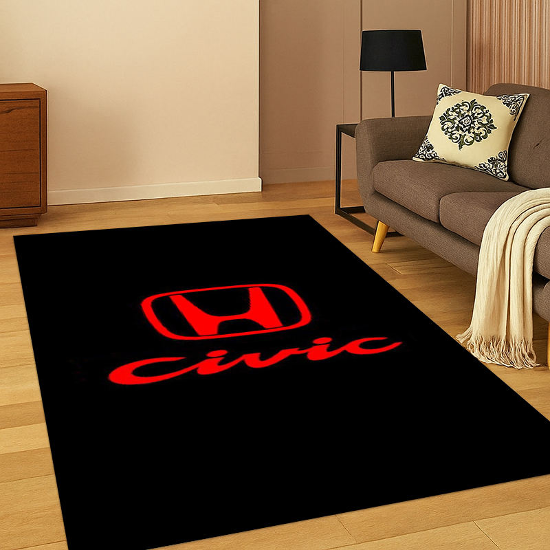 Kids Outdoor Area - 3D-коврик с логотипом гоночного автомобиля H-HONDA