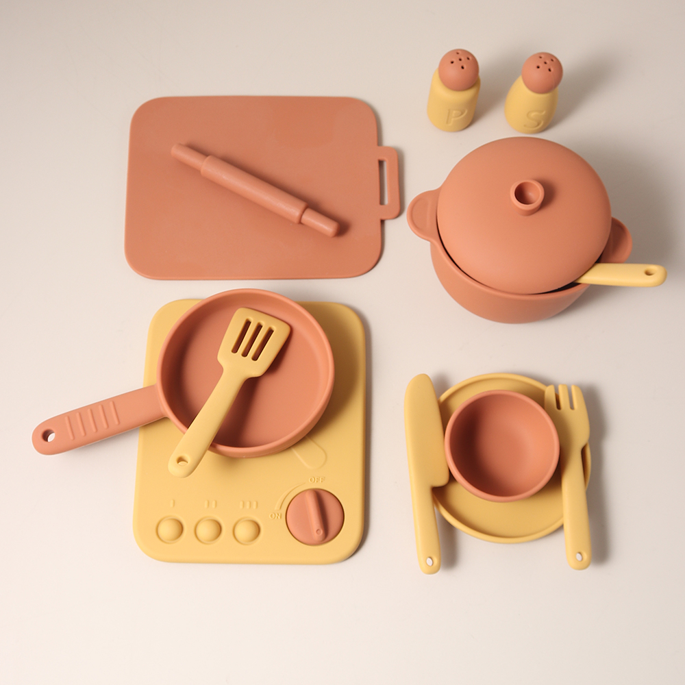Набор из 13 силиконовых игруше – обзор и цена Kids Outdoor Kitchen Accessories